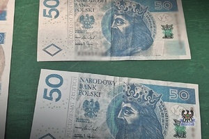 podrobione banknoty w polskim nominale