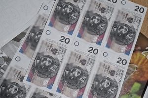 podrobione banknoty w polskim nominale