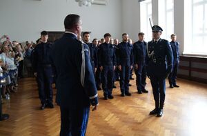 ślubowanie NOWOPRZYJĘTYCH POLICJANTÓW