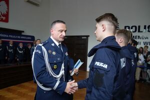 ślubowanie NOWOPRZYJĘTYCH POLICJANTÓW