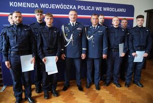 ślubowanie NOWOPRZYJĘTYCH POLICJANTÓW