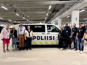 przedstawiciel dolnośląskiej Policji na międzynarodowej debacie w Finlandii