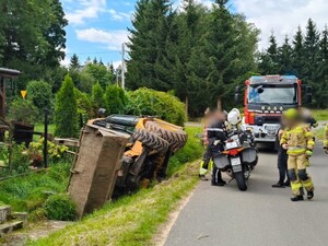 koparka w rowie