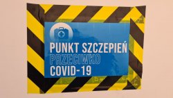 tabliczka PUNK SZCZEPIEŃ COVID-19