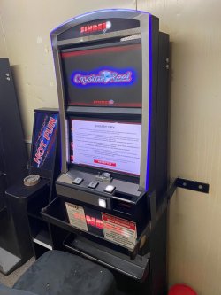 Na zdjęciu widać  automat do gier hazardowych