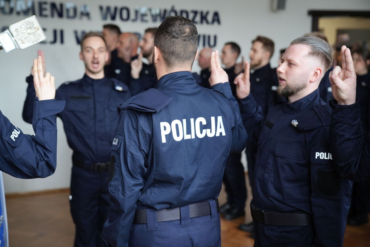 Ślubowanie nowych funkcjonariuszy dolnośląskiej Policji